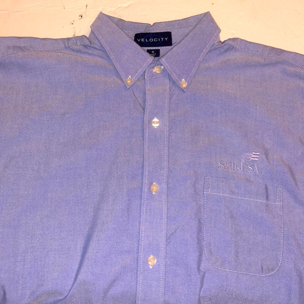 Velocity Men’s Button Down Long Sleeve Size XL